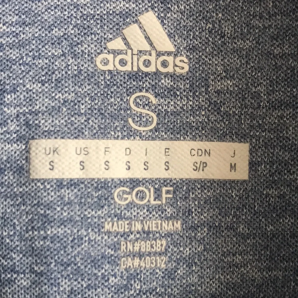 ADIDAS golf shirt small nearly new
